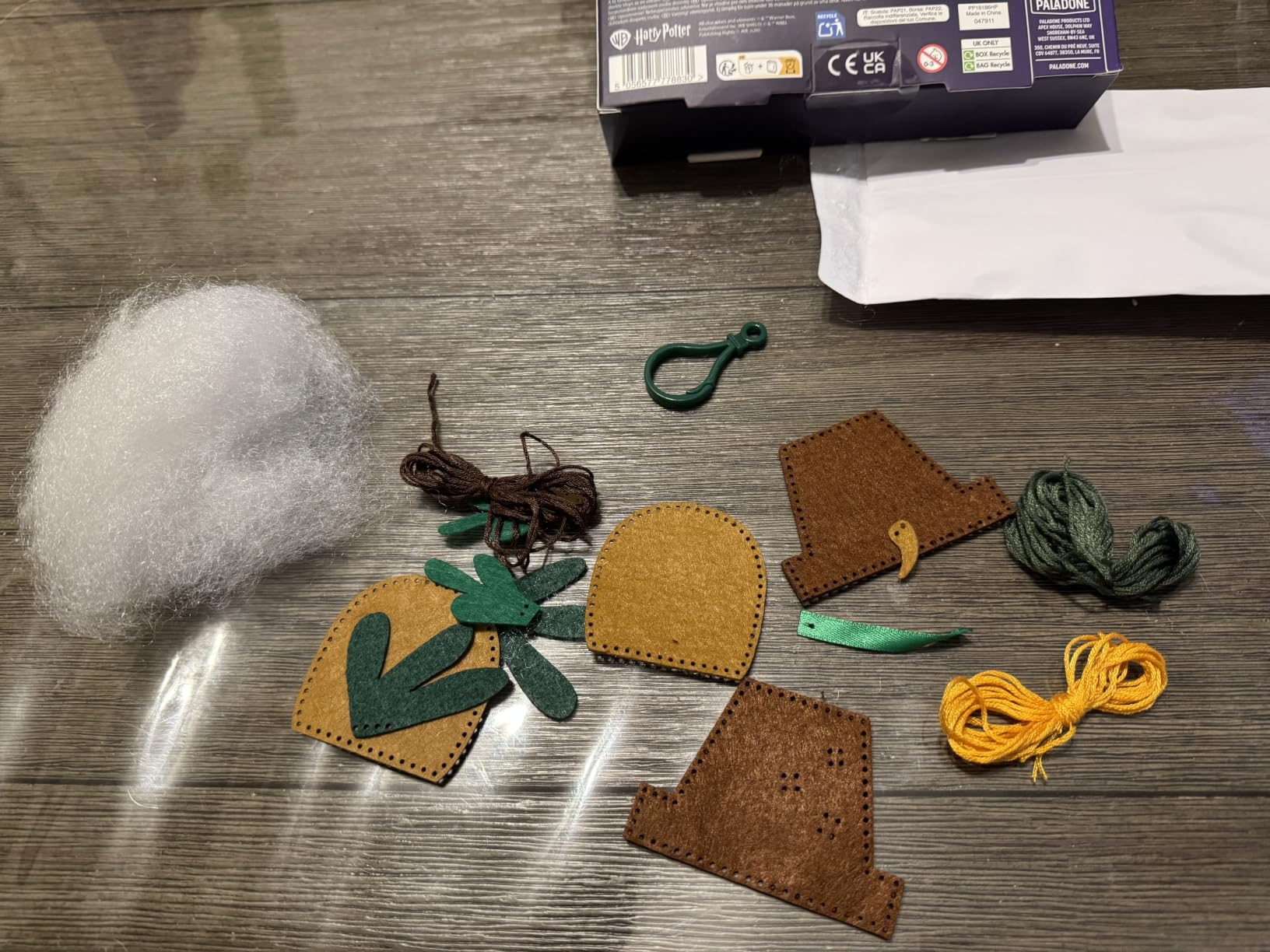 Paladone Harry Potter Filz Charm Set 4 Anhänger Nähset