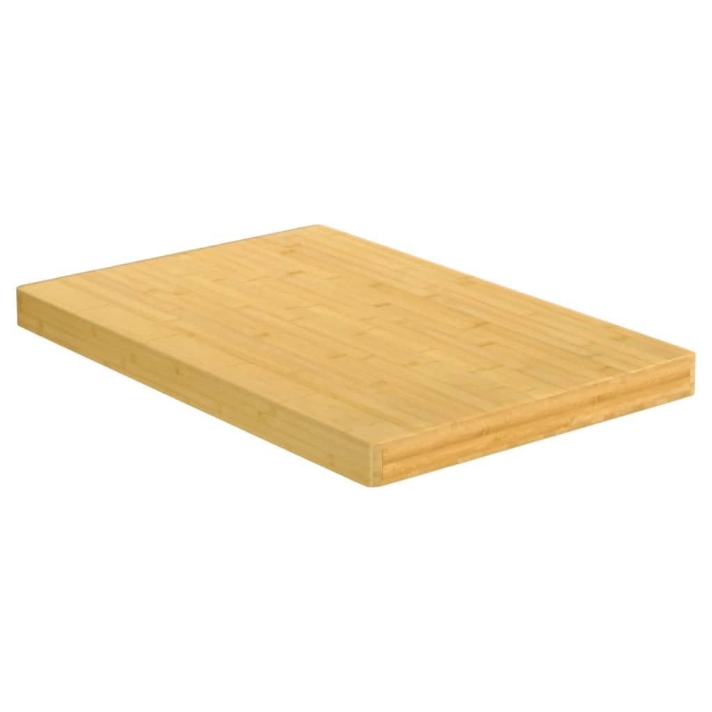 vidaXL Schneidebrett 35x50x4 cm Bambus Küchenbrett