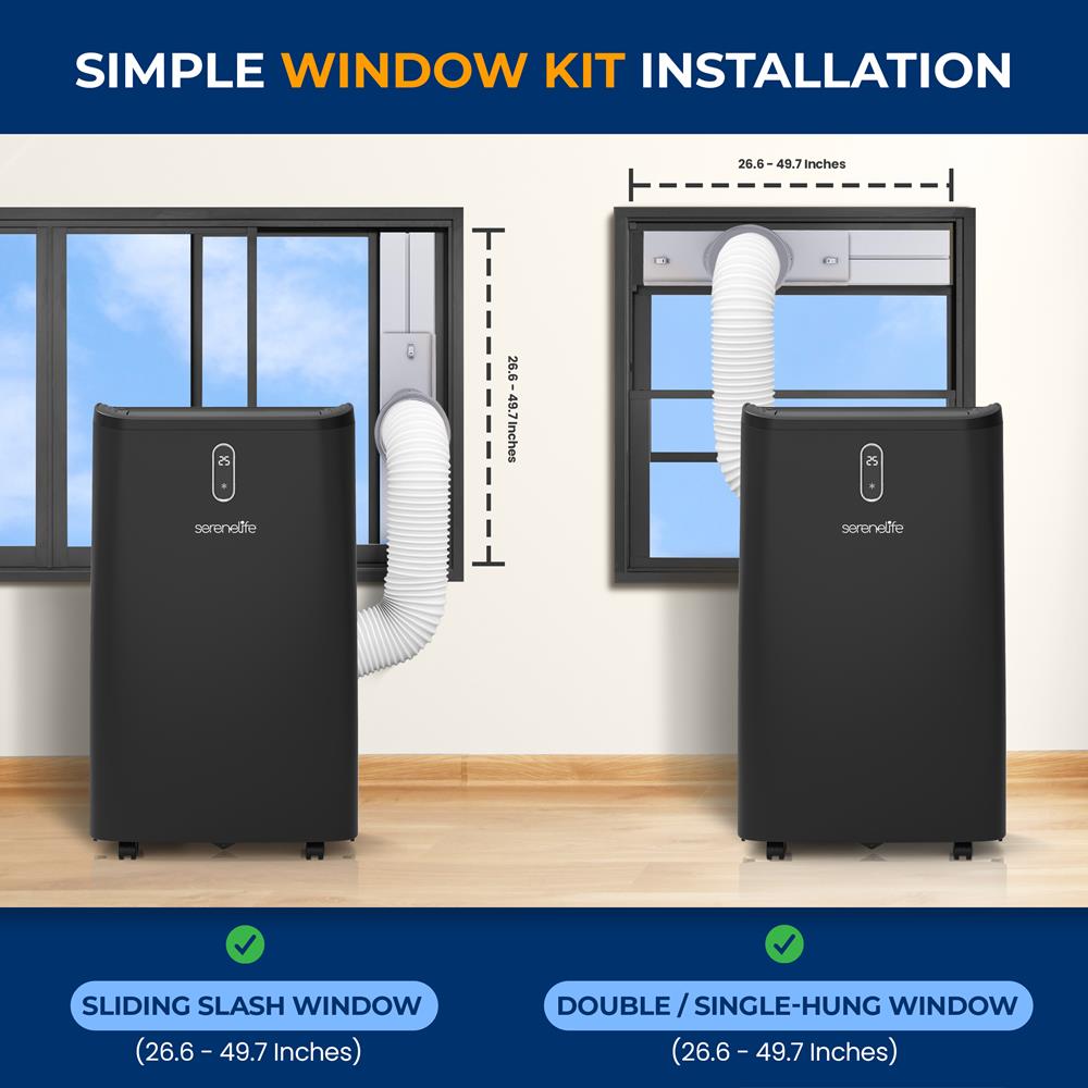 Serenelife Portable AC 14000 BTU Klimagerät mobil Fernbedienung