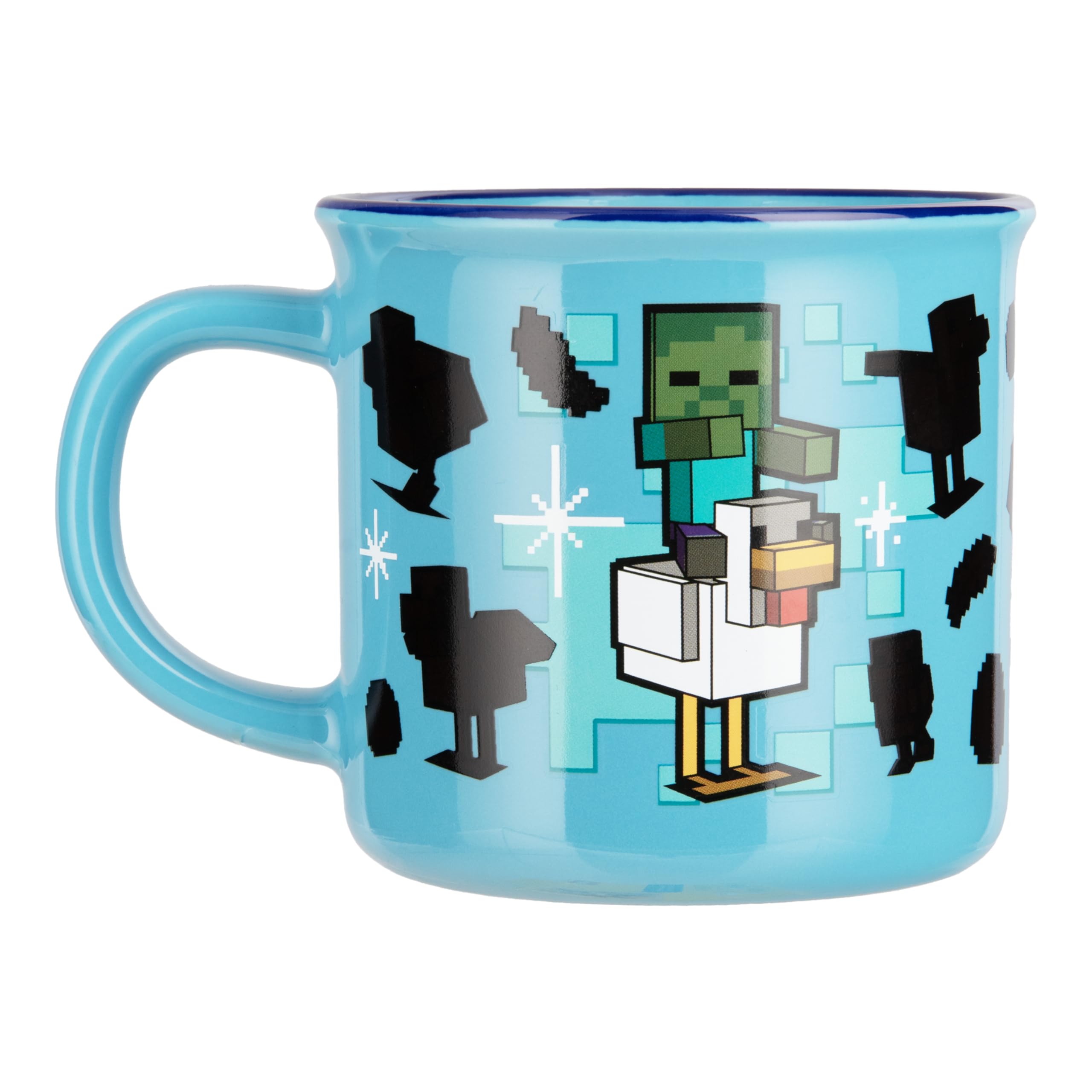 Paladone Minecraft Chicken Jockey Tasse 350 ml Wärmeeffekt