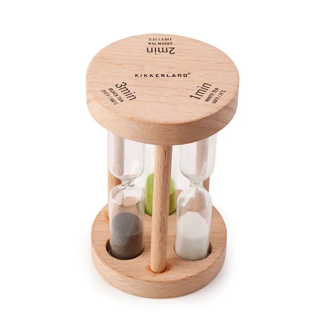 Kikkerland Trio Tea Timer Sanduhr 3-fach