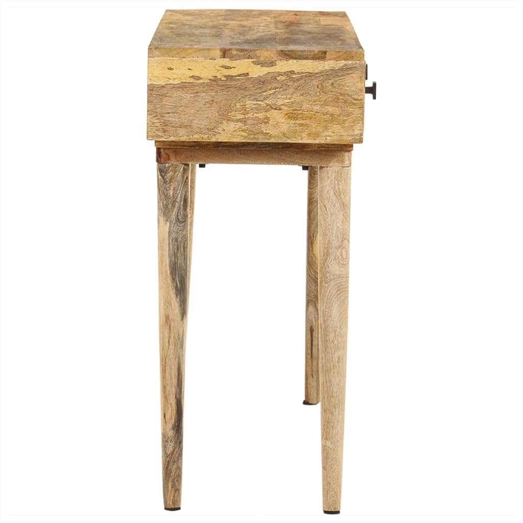 vidaXL Konsolentisch Mangoholz 115x35x76 cm mit Schubladen