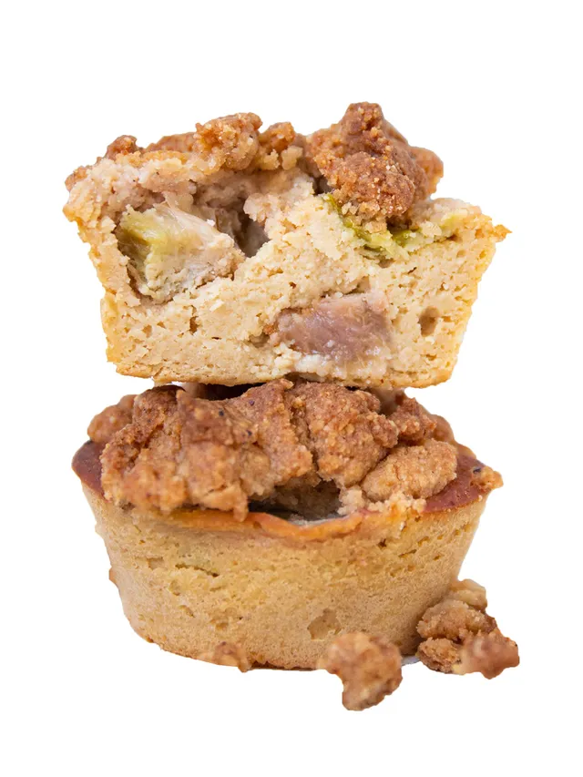 Simply Keto Muffins Apfel-Rhabarber Streusel 2er Pack zuckerfrei