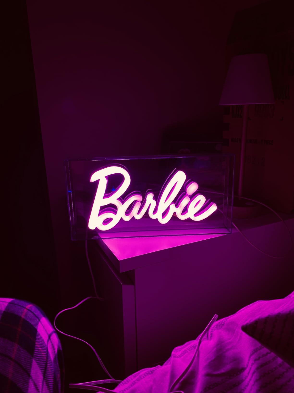 Paladone Lighting Modern Barbie LED-Neonlicht pink 30 cm