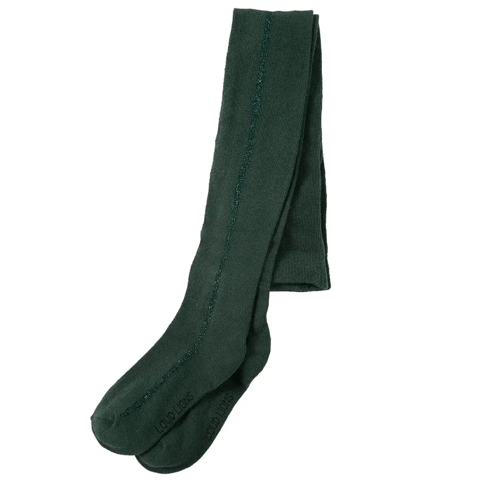 vidaXL Kinderstrumpfhose 104 Strumpfhose Dunkelgrün Baumwolle