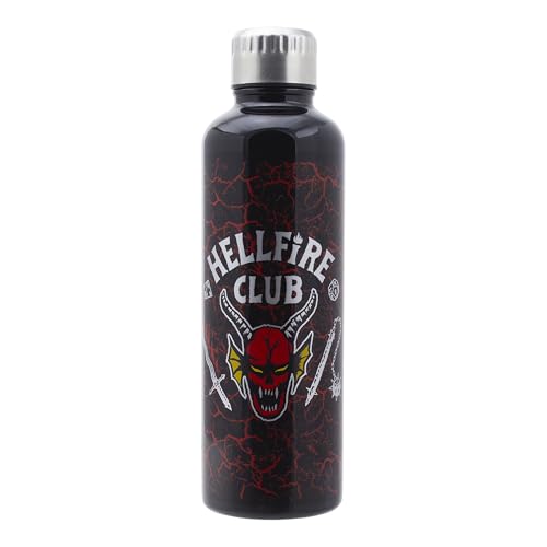Paladone Stranger Things Hellfire Club Wasserflasche 500 ml Edelstahl