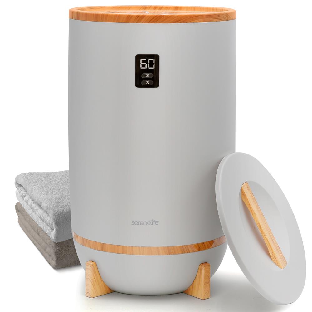Serenelife Towel Warmers Handtuchwärmer grau 20 L Timer