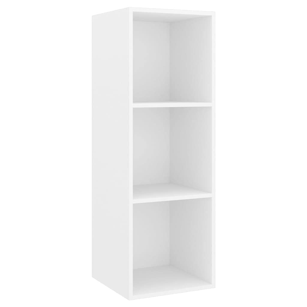 vidaXL Möbel TV-Schrank-Set 2-tlg Weiß Holzwerkstoff Hängend