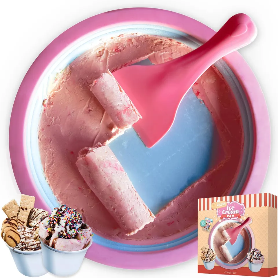 MikaMax Bar & Kitchen Eisplatte Ø30 cm Eismaschine mit Rezepten