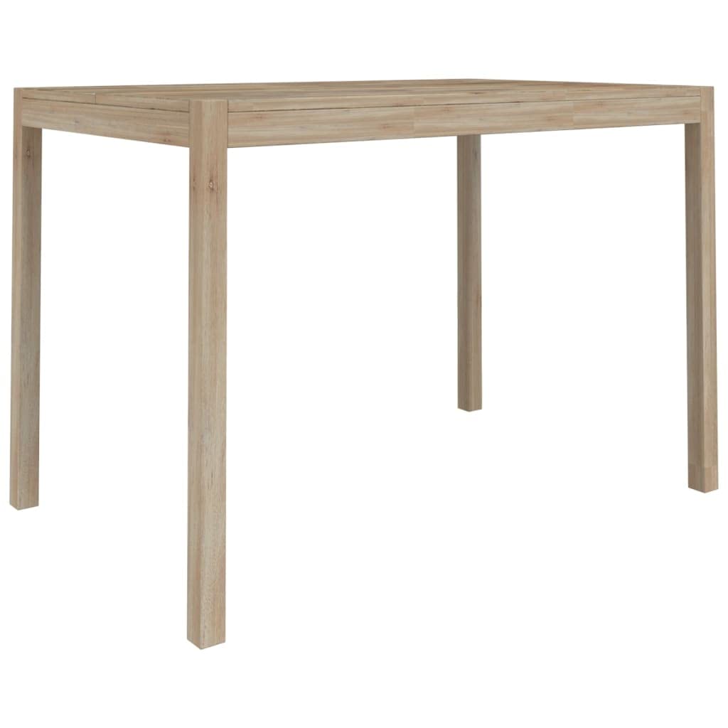 vidaXL Heim & Garten Essgruppe Akazie massiv 5-tlg 4 Stühle