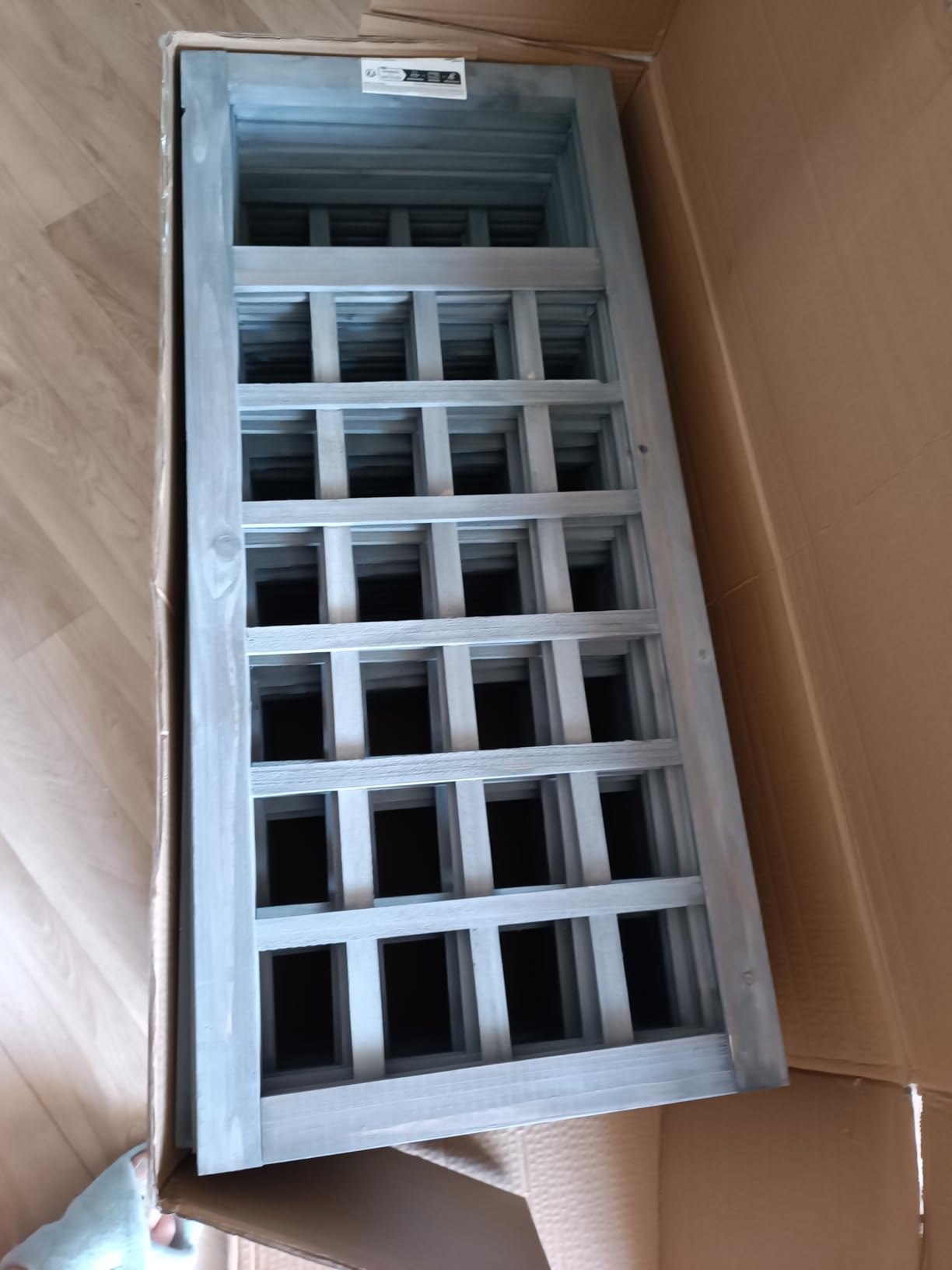 vidaXL Heim & Garten Paravent Spalier 121x180,5 cm Braun Holz