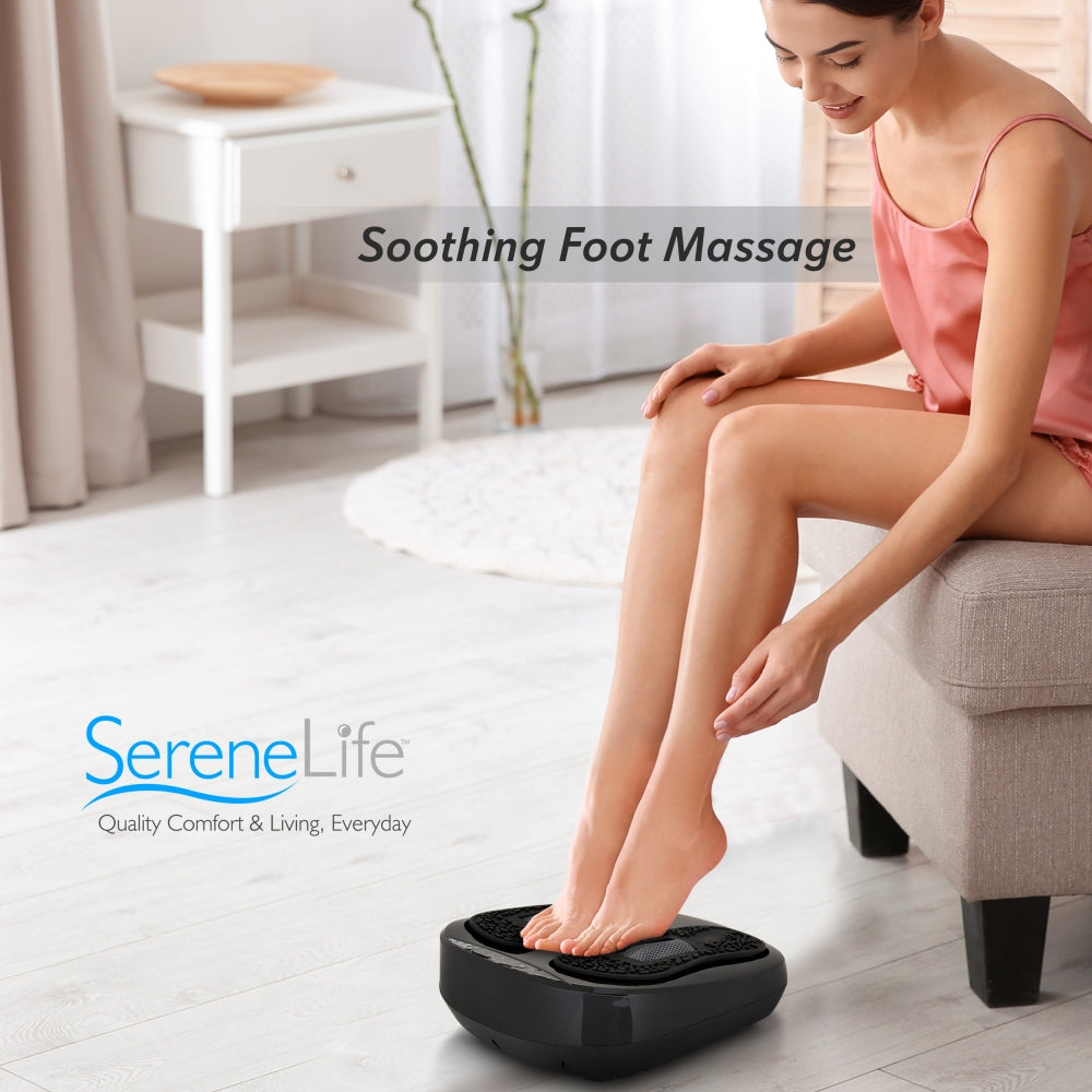 Serenelife Massage Fussmassagegerät elektrisch mit Fernbedienung