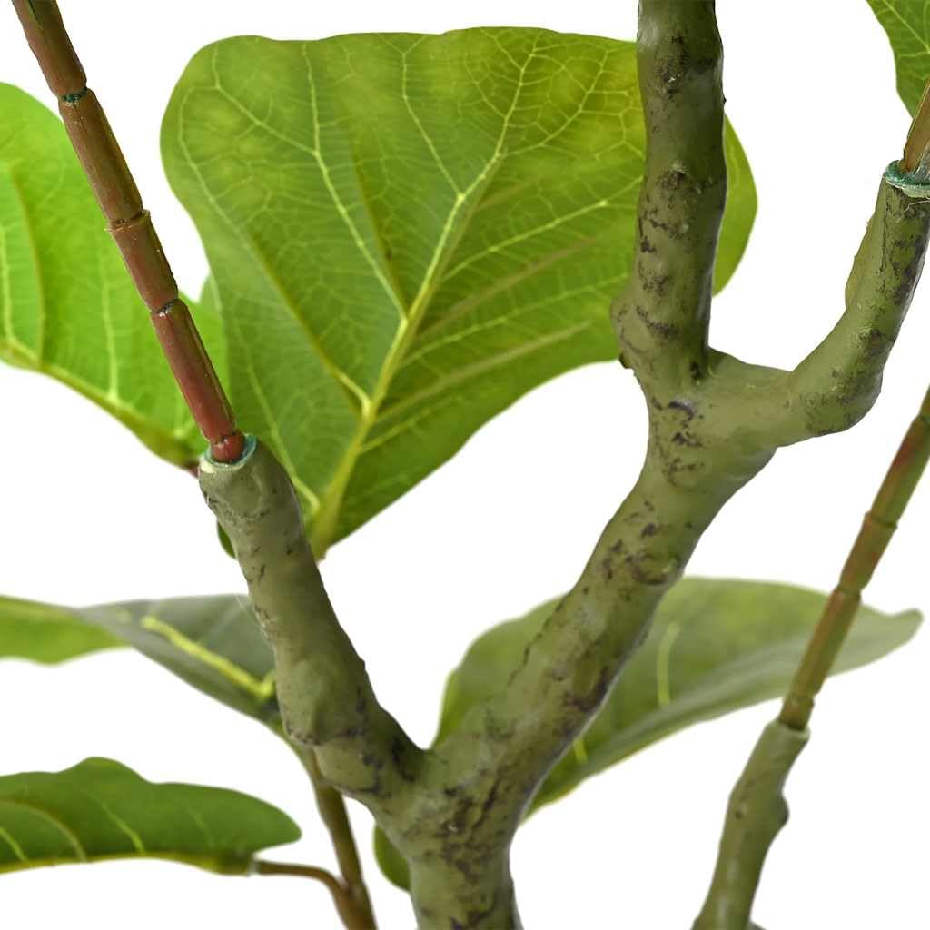 vidaXL Heim & Garten Ficusbaum künstlich 125 cm grün 30 Blätter