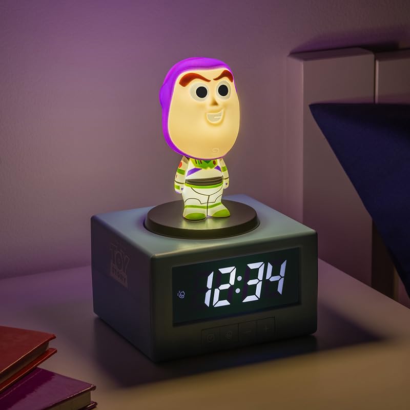Paladone Buzz Lightyear Icon Wecker mit Nachtlicht 14 cm