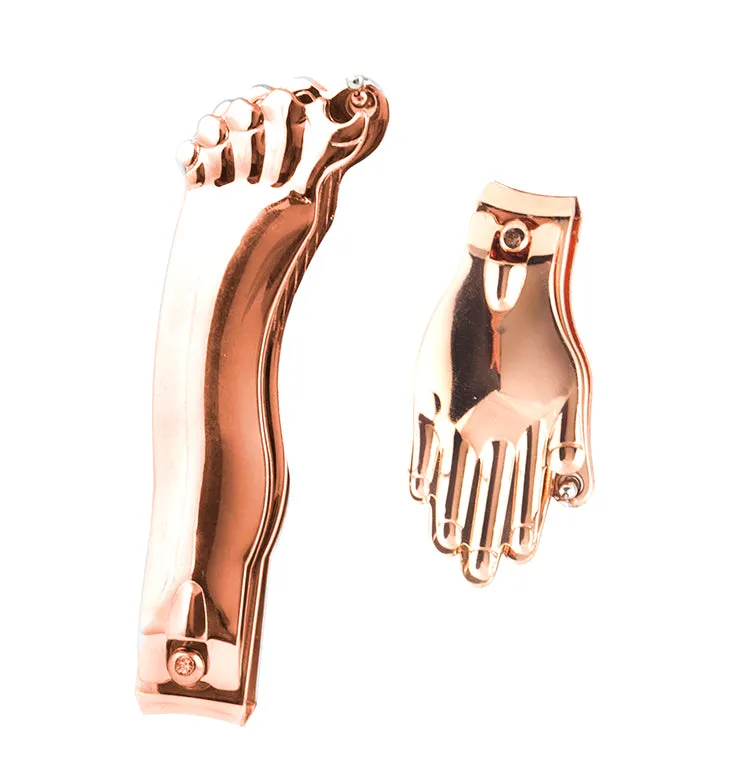 Kikkerland Nagelknipser Set Kupfer Hand Fuß 2-tlg