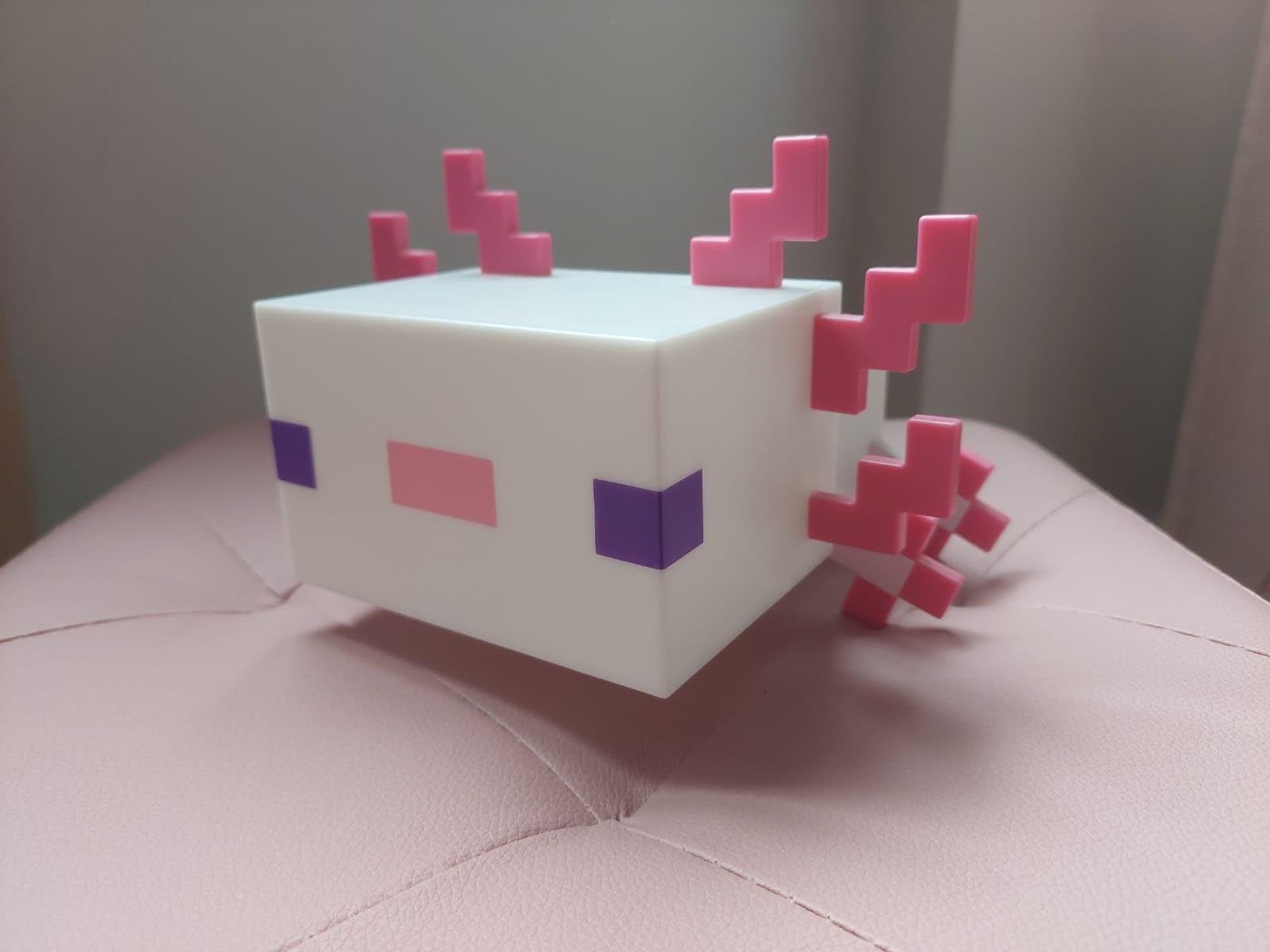 Paladone Minecraft Axolotl Lampe 21 cm 5 Farben Batterie