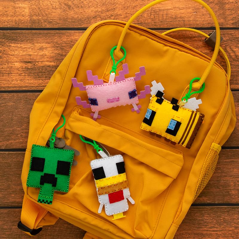 Paladone Minecraft Deluxe Filz-Anhänger Bastelset 4er Creeper