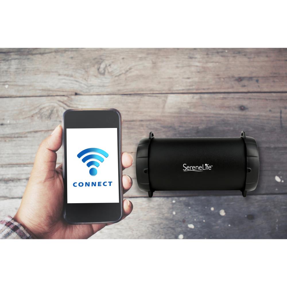Serenelife Boombox Radio Bluetooth Akku USB FM kompakt