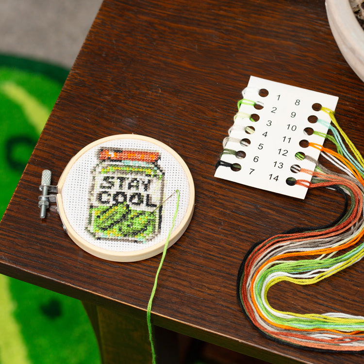 Kikkerland Crafters Stay Cool Pickle Mini Stickset Gurke