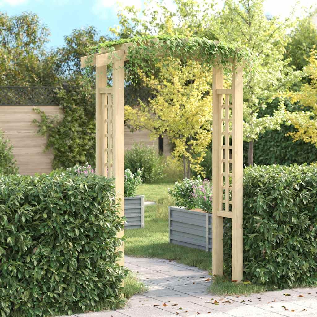 vidaXL Gartenbogen Holz 150x60x210 cm Kiefer Rankbogen