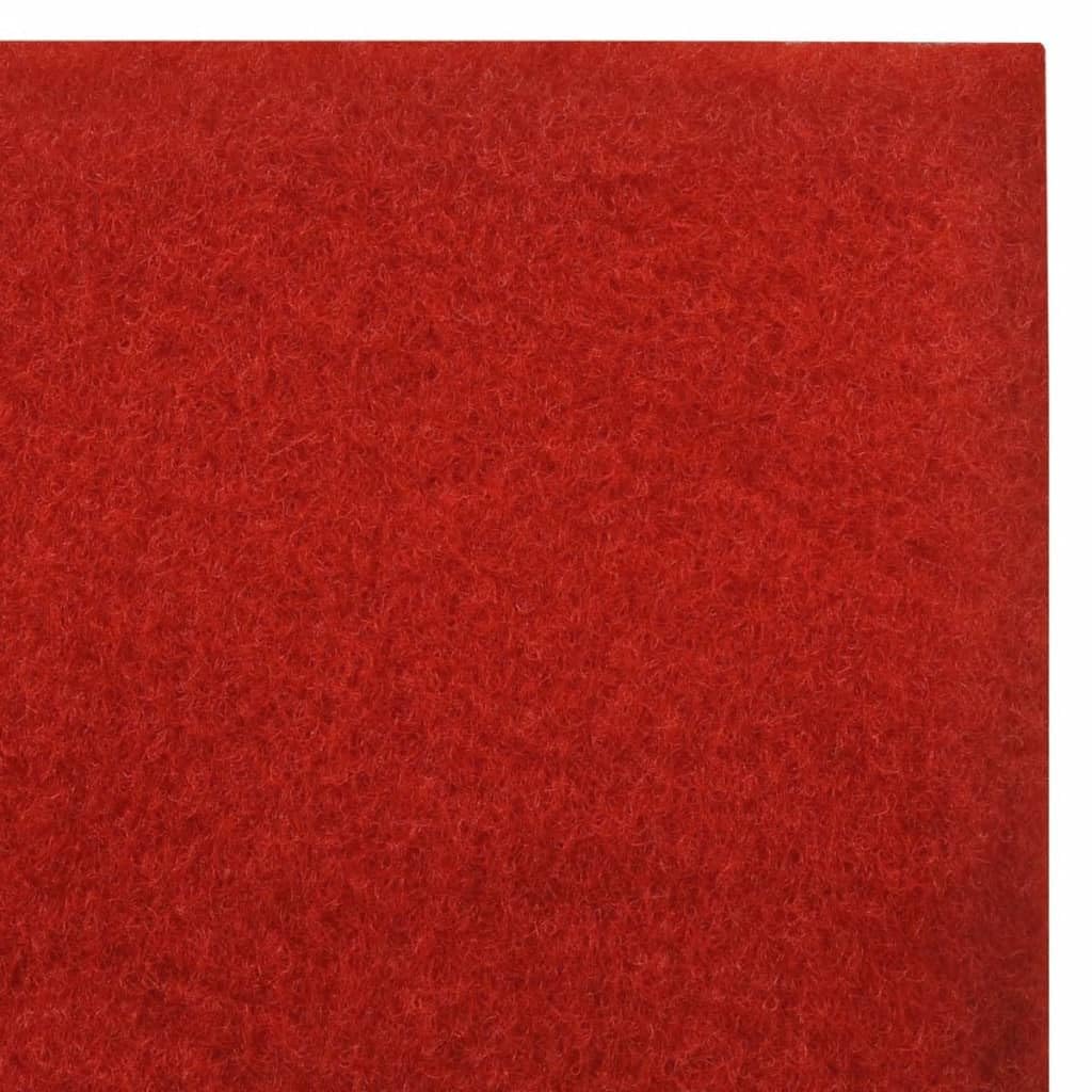 vidaXL Heim & Garten Teppich Rot 1x5 m 400 g/m² Läufer