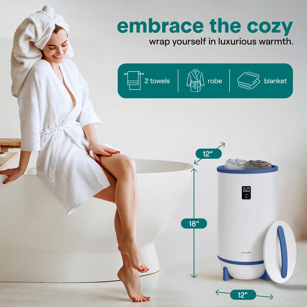 Serenelife Towel Warmers Handtuchwärmer 20L mit Timer