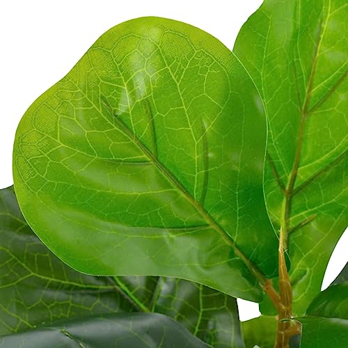 vidaXL Heim & Garten Geigen-Feige Kunstpflanze 45 cm grün mit Topf