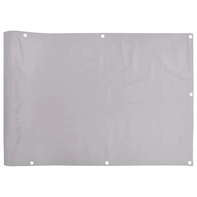 vidaXL Heim & Garten Sichtschutz Grau 700x90 cm wetterfest