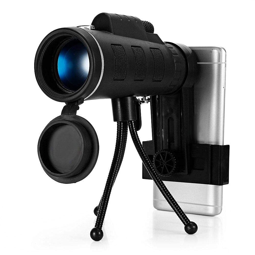 Mikamax Tech Phone Telescope Monokular mit Stativ 15,5 cm