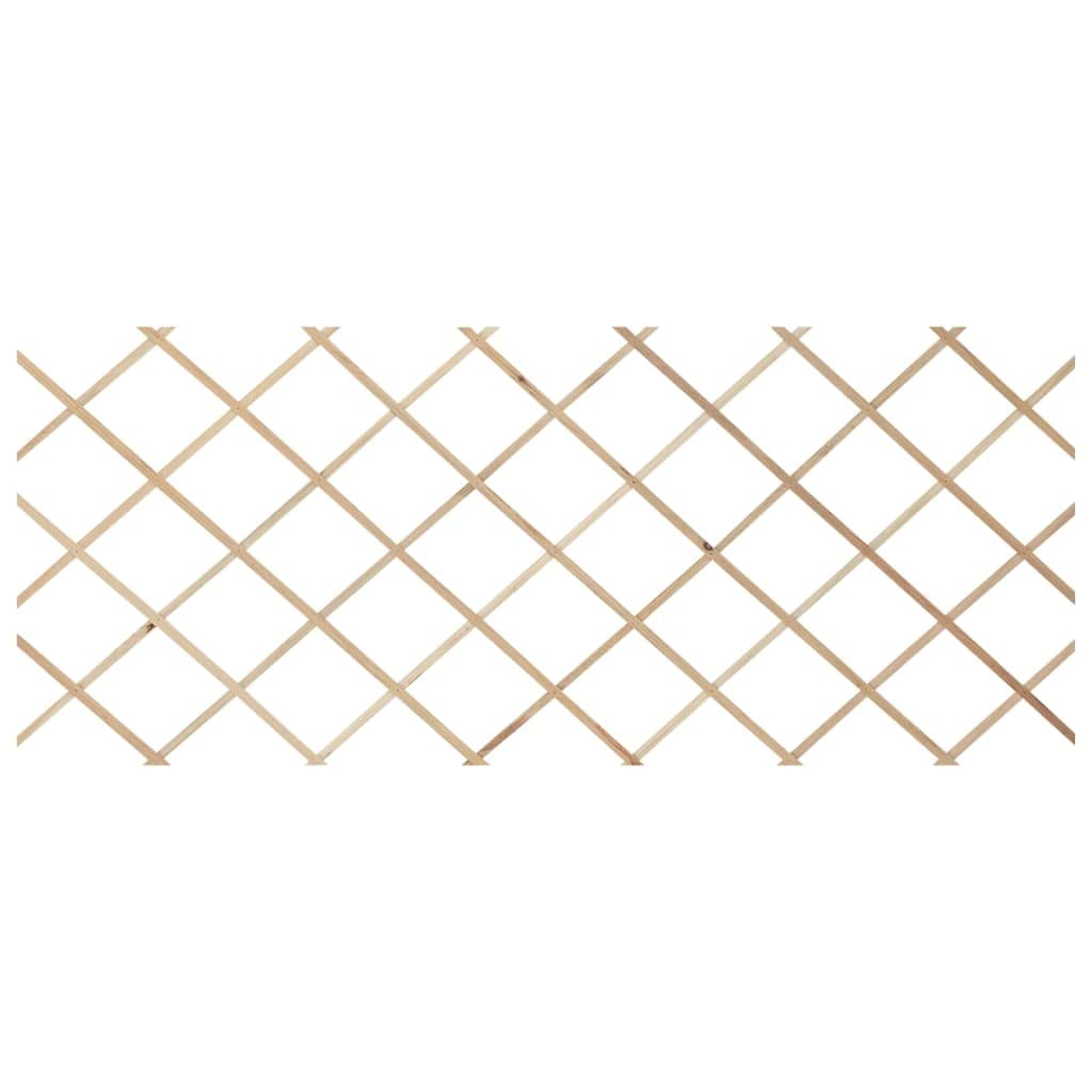 vidaXL Rankzaun Tannenholz 5er-Set 180x80 cm Braun Holzgitter