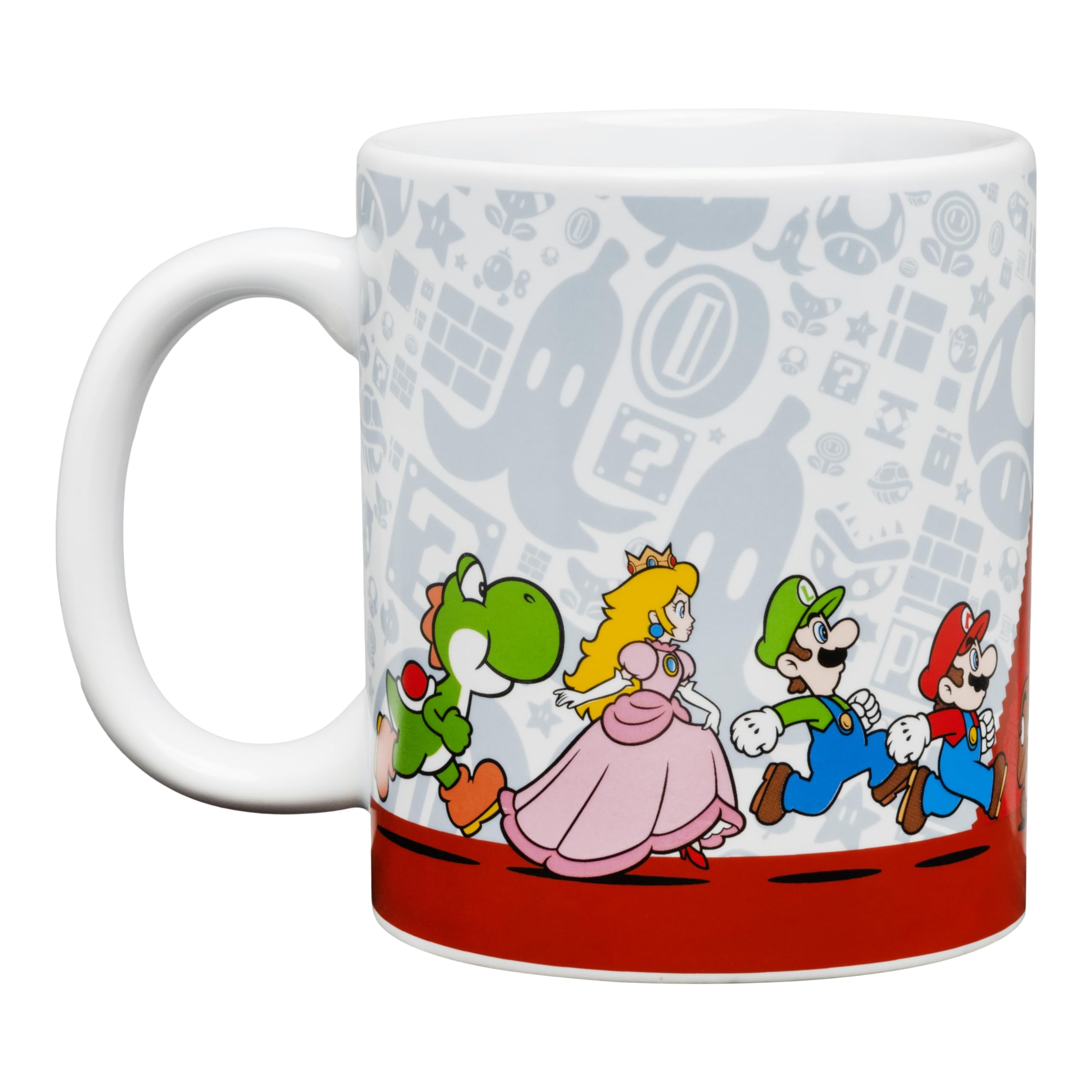 Paladone Super Mario Bros Tasse 300 ml weiß Wärmewechsel