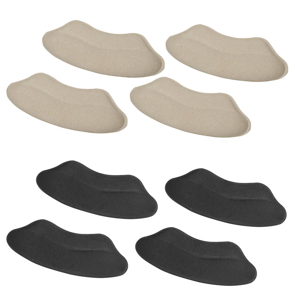 Serenelife Fersenpolster selbstklebend schwarz beige 4 Paar
