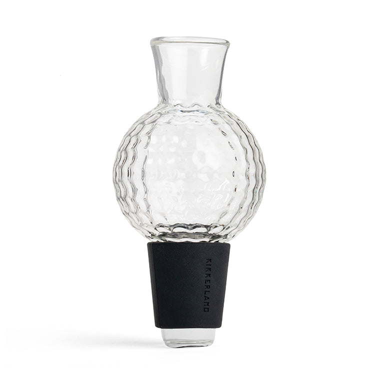 Kikkerland Golf Wine Aerator Weinbelüfter Golfball Glas