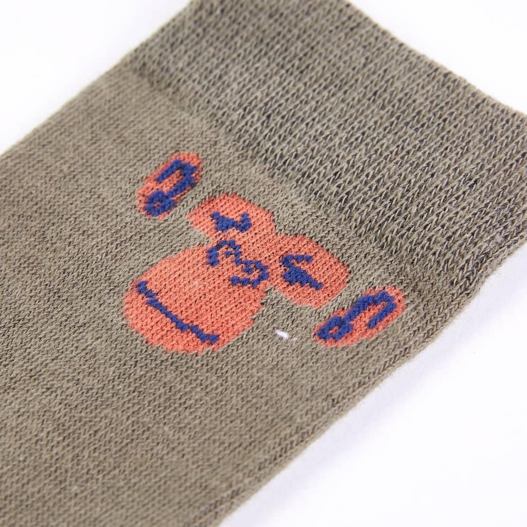 vidaXL Baby & Kleinkind Kindersocken Affe 23-26 5 Paar Baumwolle