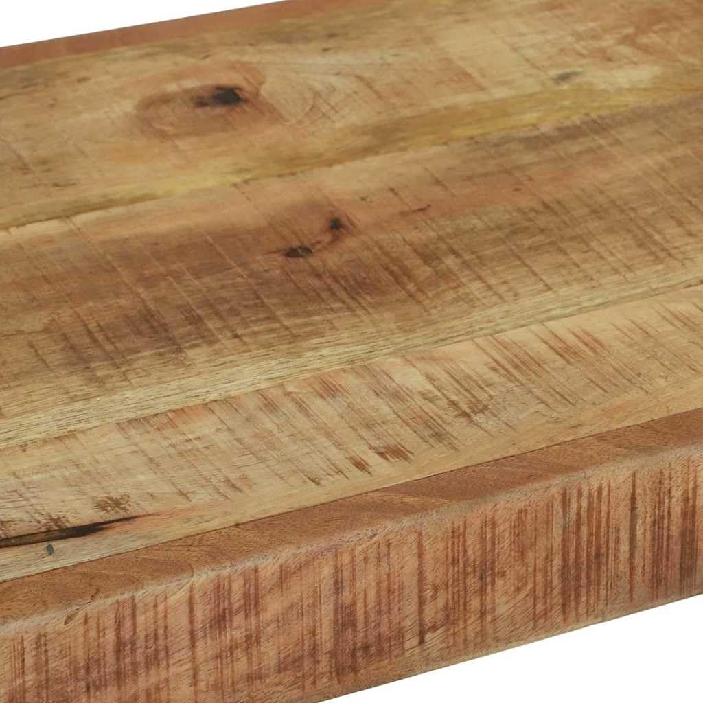 vidaXL Mango Bank 100 cm Sitzbank Mangoholz mit Stauraum