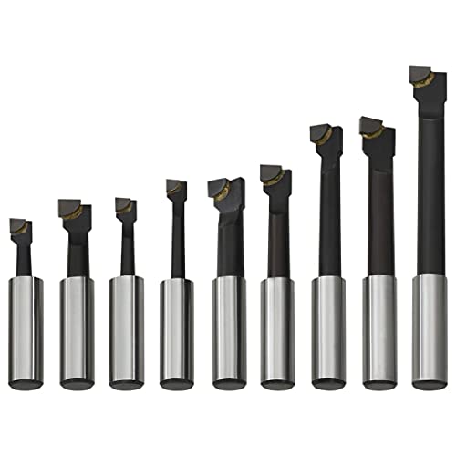 vidaXL Heimwerker Bohrstangen 9-tlg. 12 mm Holzsockel Stahl