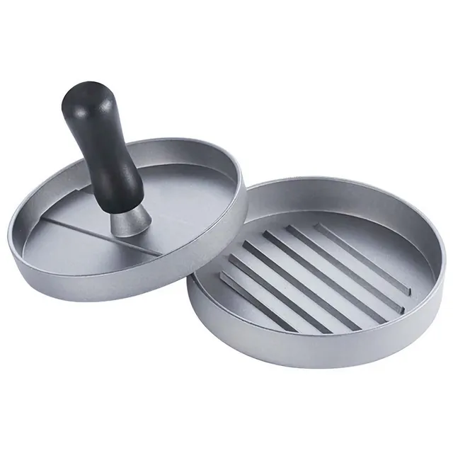 Intirilife Hamburger Presse Grau 12 cm Burger Patties