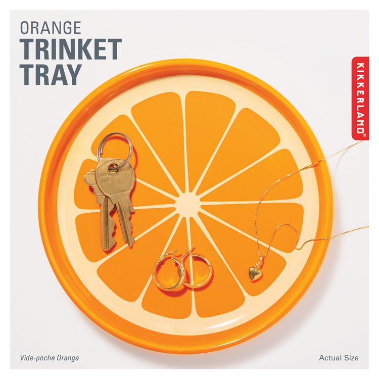 Kikkerland Home Orange Trinket Tray Schmuckschale