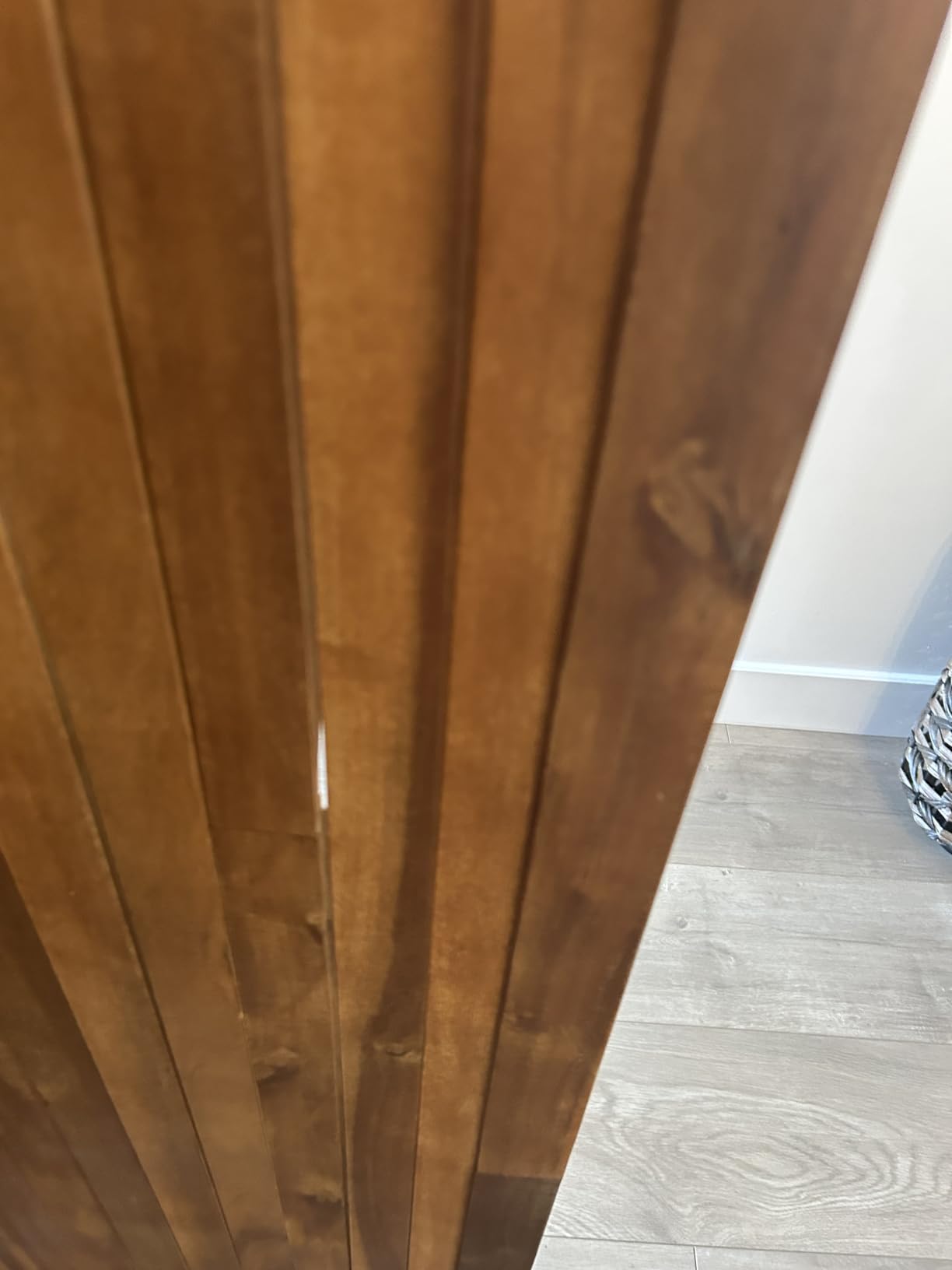 vidaXL Raumteiler Akazienholz 3-TLG 121x2x170 cm