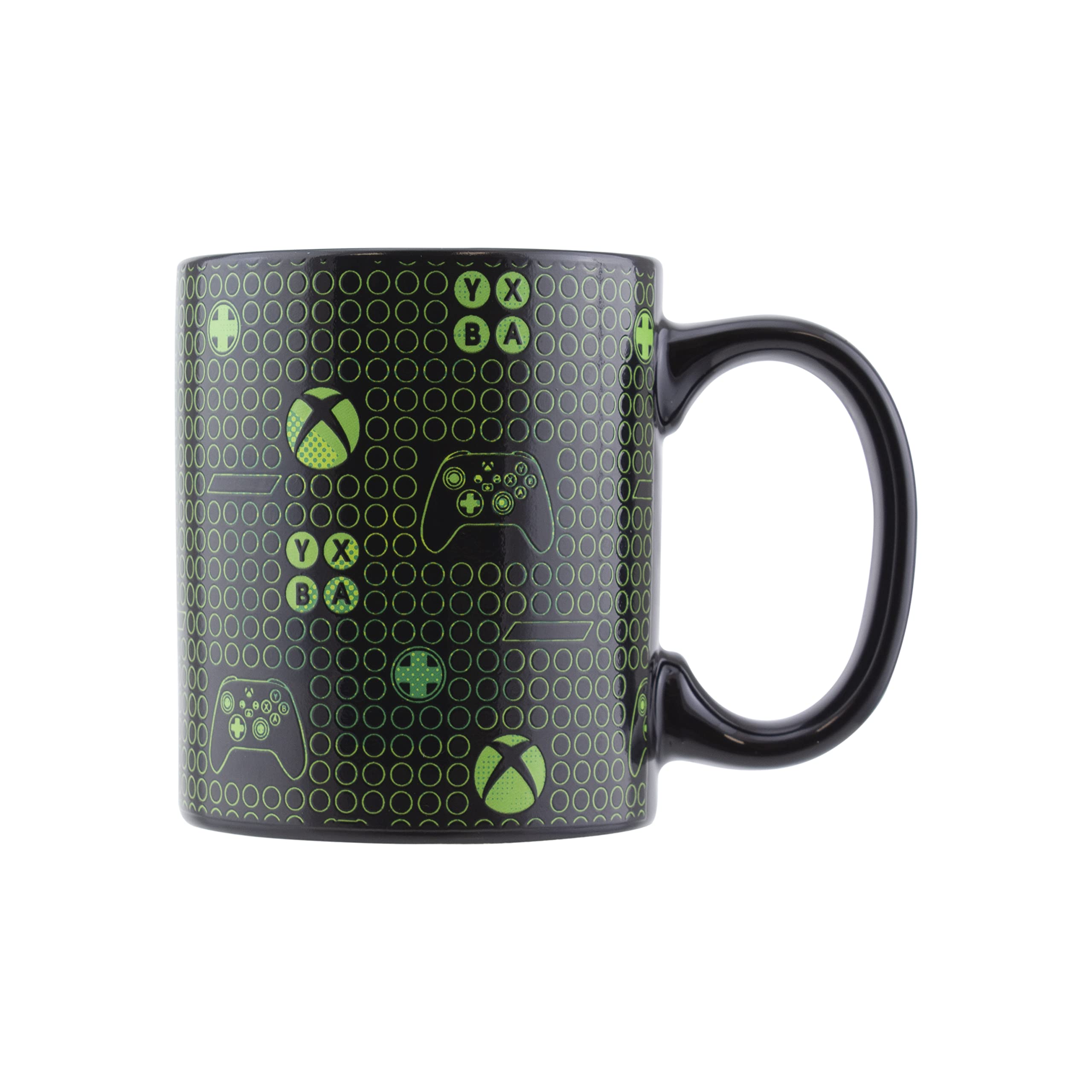 Paladone Drinkware Xbox Zaubertasse 300 ml Keramik Schwarz Grün