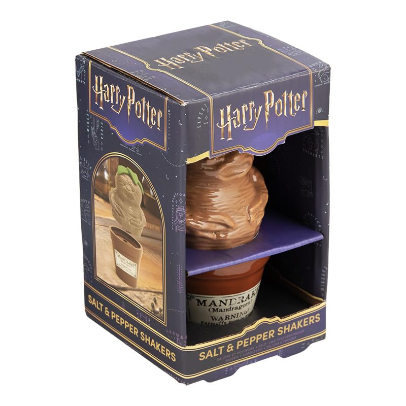 Paladone Harry Potter Mandrake Salz- und Pfefferstreuer 7 cm