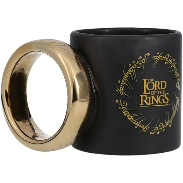 Paladone Herr der Ringe Eine Ring Becher 500 ml Keramik gold