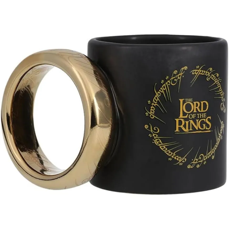 Paladone Herr der Ringe Eine Ring Becher 500 ml Keramik gold