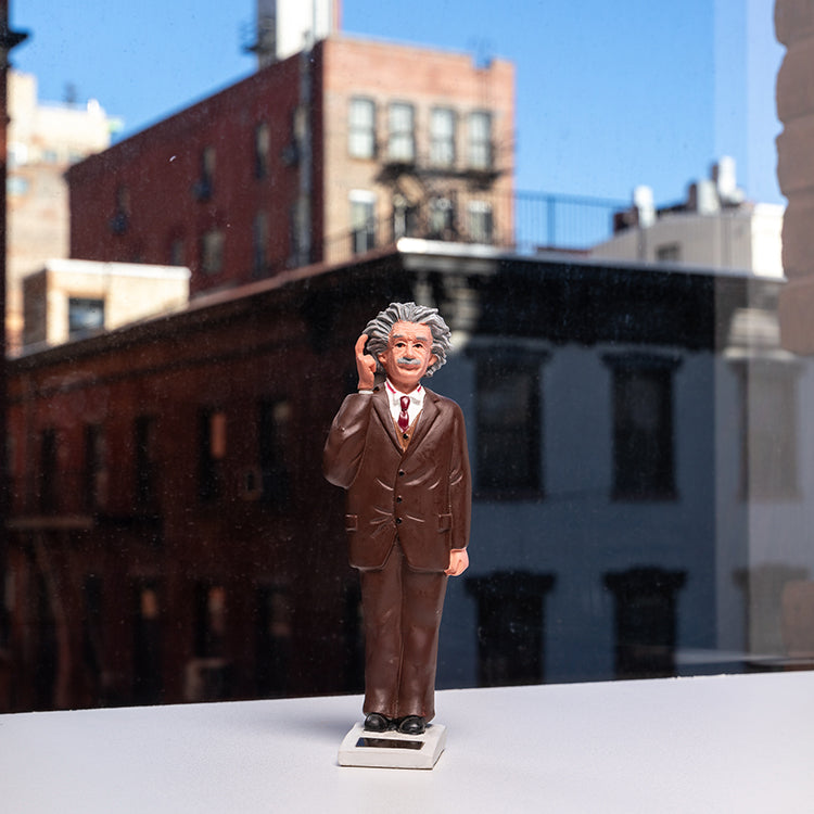 Kikkerland Solar Einstein Wackelfigur Solarfigur Deko