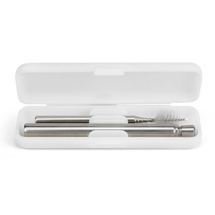 Kikkerland On-The-Go Travel Straw Set Trinkhalm mit Etui