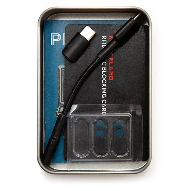 Kikkerland Home Privacy Tech Kit Datenschutz Set 5-teilig