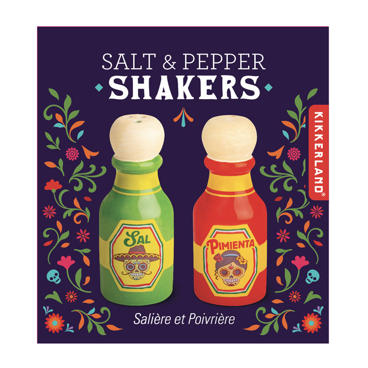 Kikkerland Kitchen Hot Sauce Salz- und Pfefferstreuer Keramik