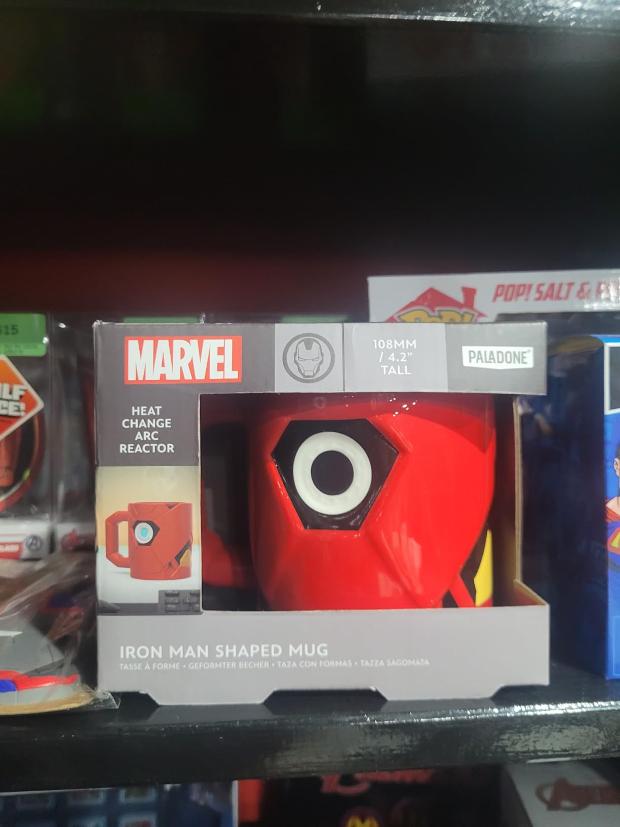 Paladone Iron Man Arc Reactor 3D Becher 500 ml Wärmewechsel