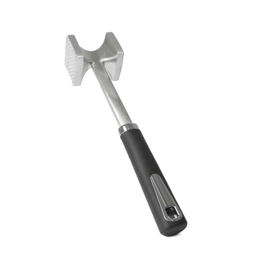 Intirilife Fleischklopfer Doppelseitig 27 cm Schnitzelklopfer Hammer