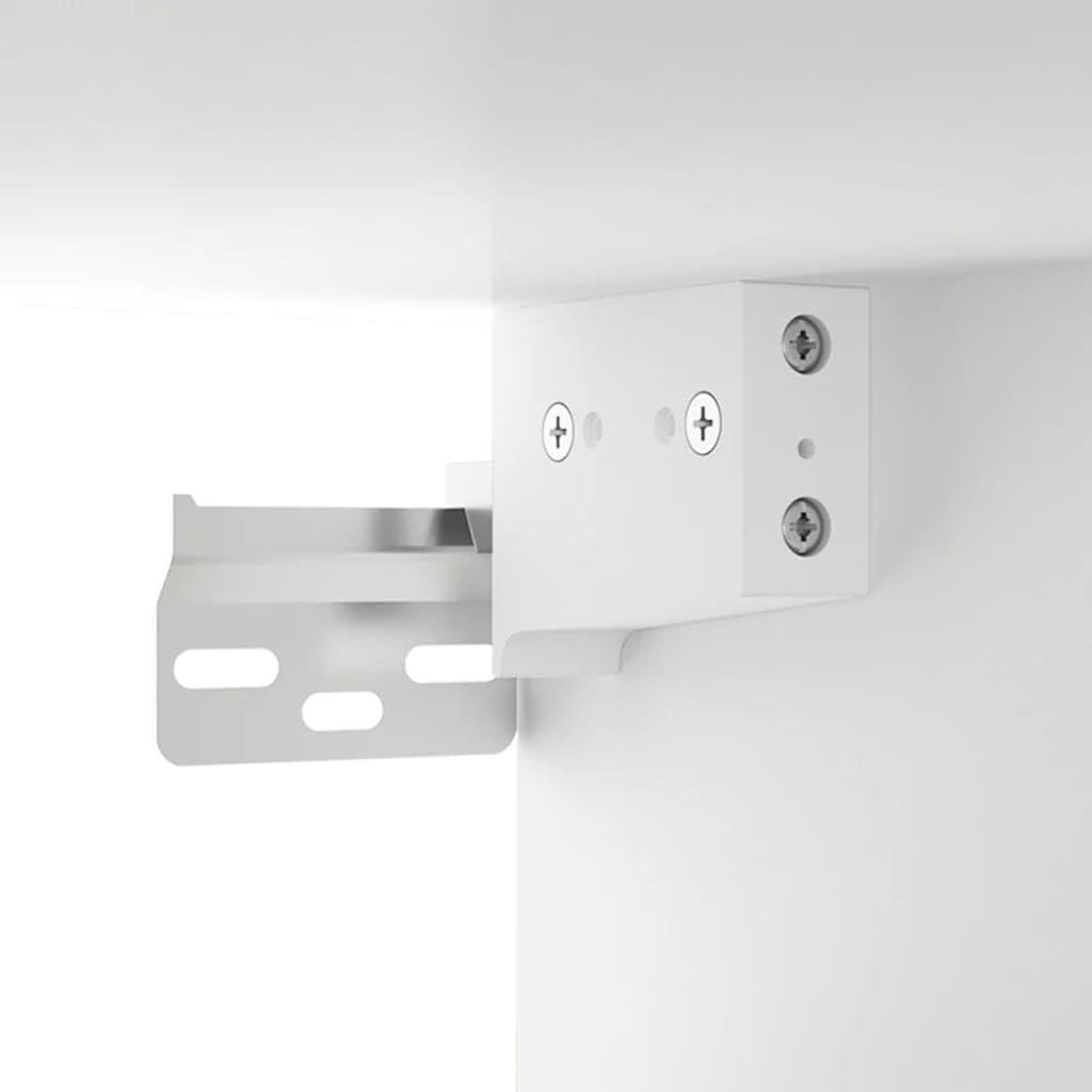 vidaXL Möbel Hängeschrank Weiß Holzwerkstoff 90 cm